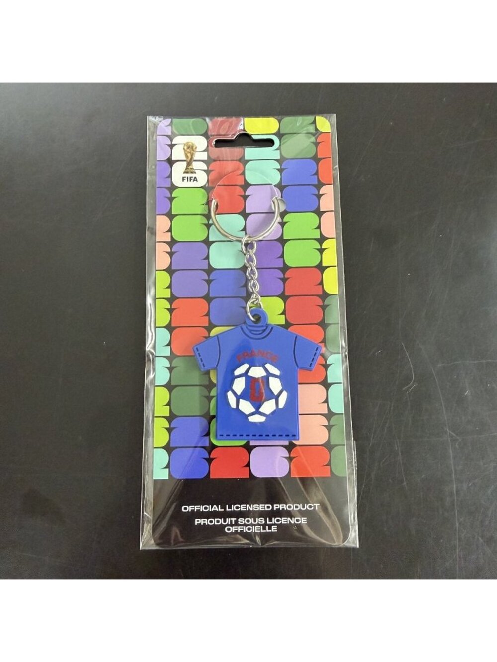 Fifa France Jersey Keychain World Cup 2026 Blue Chain